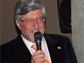Ambassador to the U.S., Alexandros Mallias addresses the crowd.
