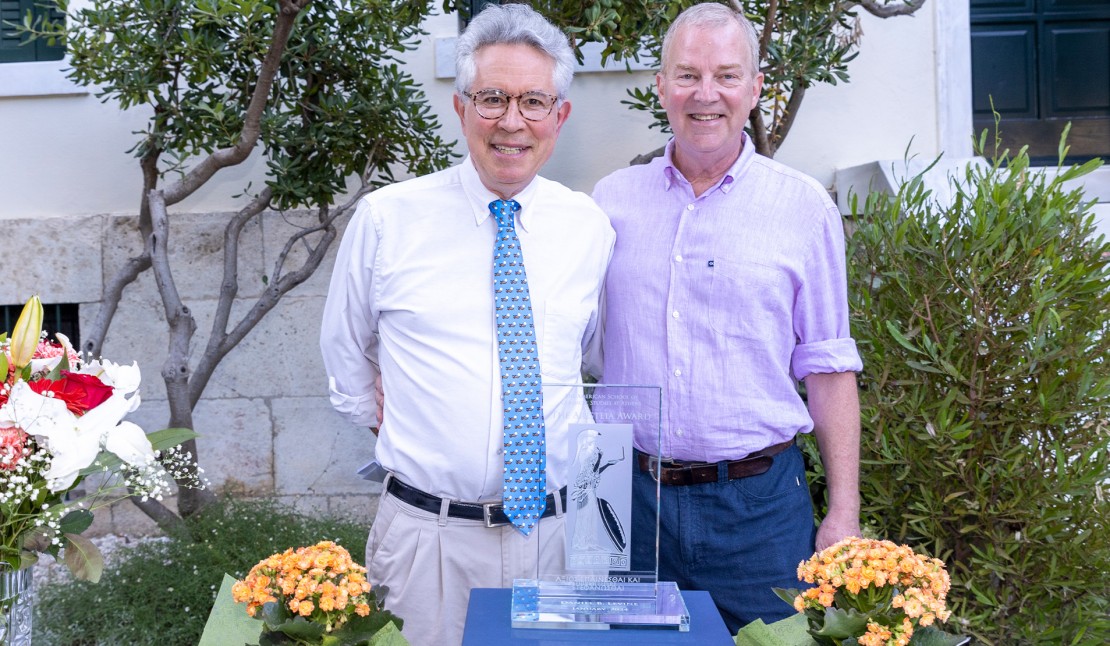 Daniel Levine is honored with the 2024 Aristeia Award