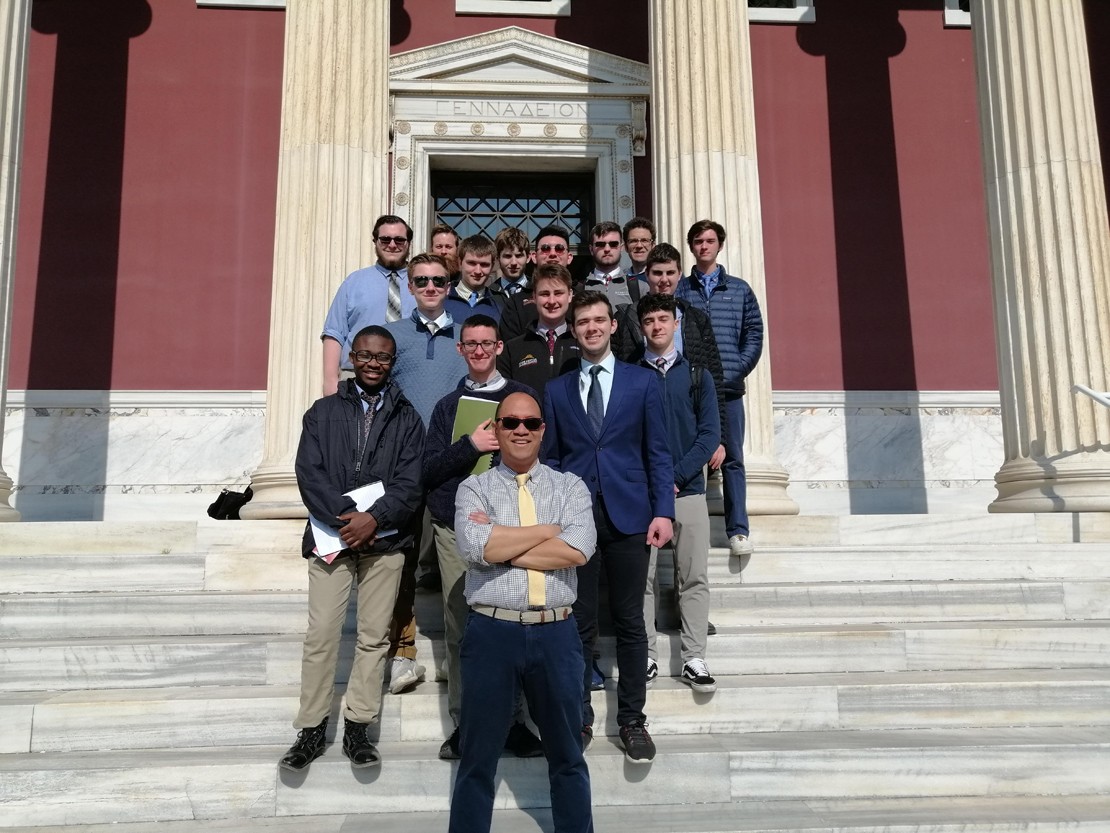 Boston College High School Students Explore the Schliemann Papers