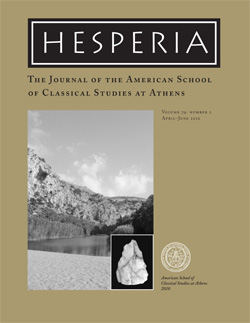 Hesperia 79.2 Now Online