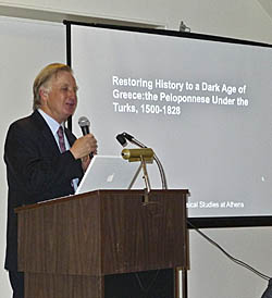 School Director Lectures at Greek Consulate in NYC